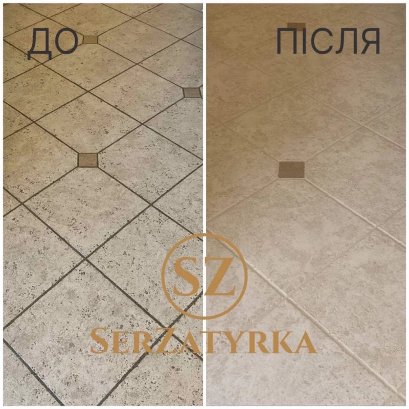 Заміна затирки між плиткою Львів | SERZATYKA